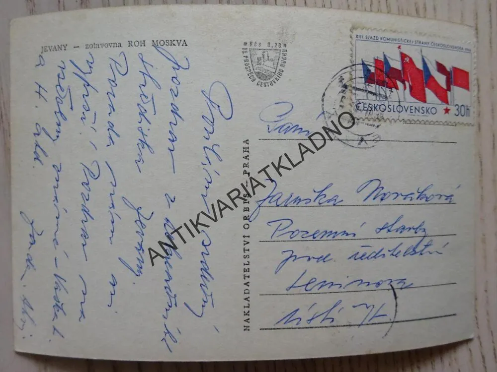JEVANY U PRAHY, ZOTAVOVNA ROH MOSKVA, OKRES PRAHA-VÝCHOD