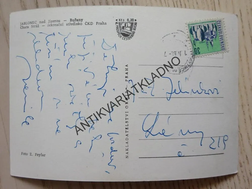 JABLONEC NAD NISOU, BUŘANY, CHATA STRÁŽ