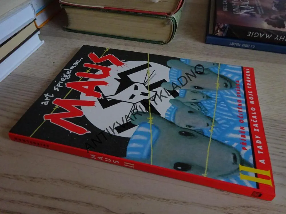 MAUS II, PŘÍBĚH OČITÉHO SVĚDKA, ART SPIEGELMAN, KOMIKS VÁLKA, **an