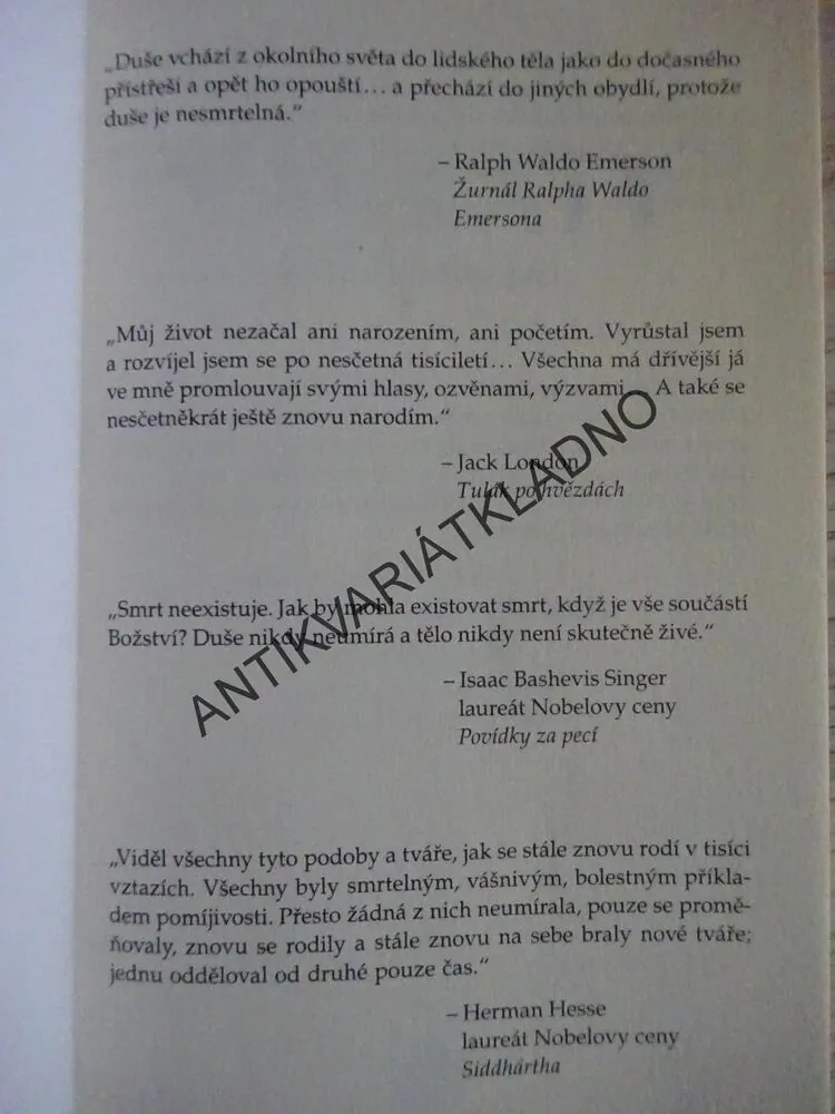 NÁVRATY,  NAUKA O REINKARNACI, ŠRÍ ŠRÍMAD, **an