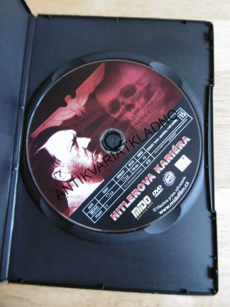 HITLEROVA KARIÉRA, HITLER, VÁLKA, DVD DOKUMENT