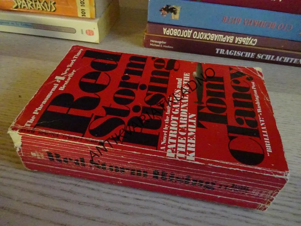 RED STORM RISING, TOM CLANCY, ANGLICKY, **an