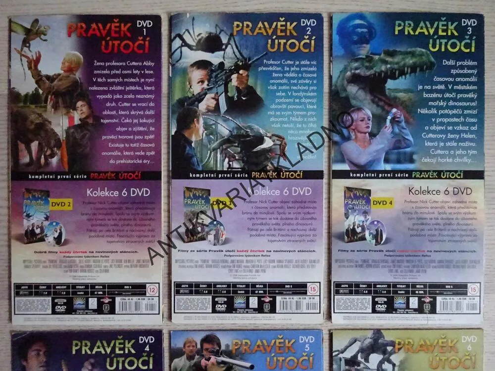 PRAVĚK ÚTOČÍ, 1-6, DVD FILM