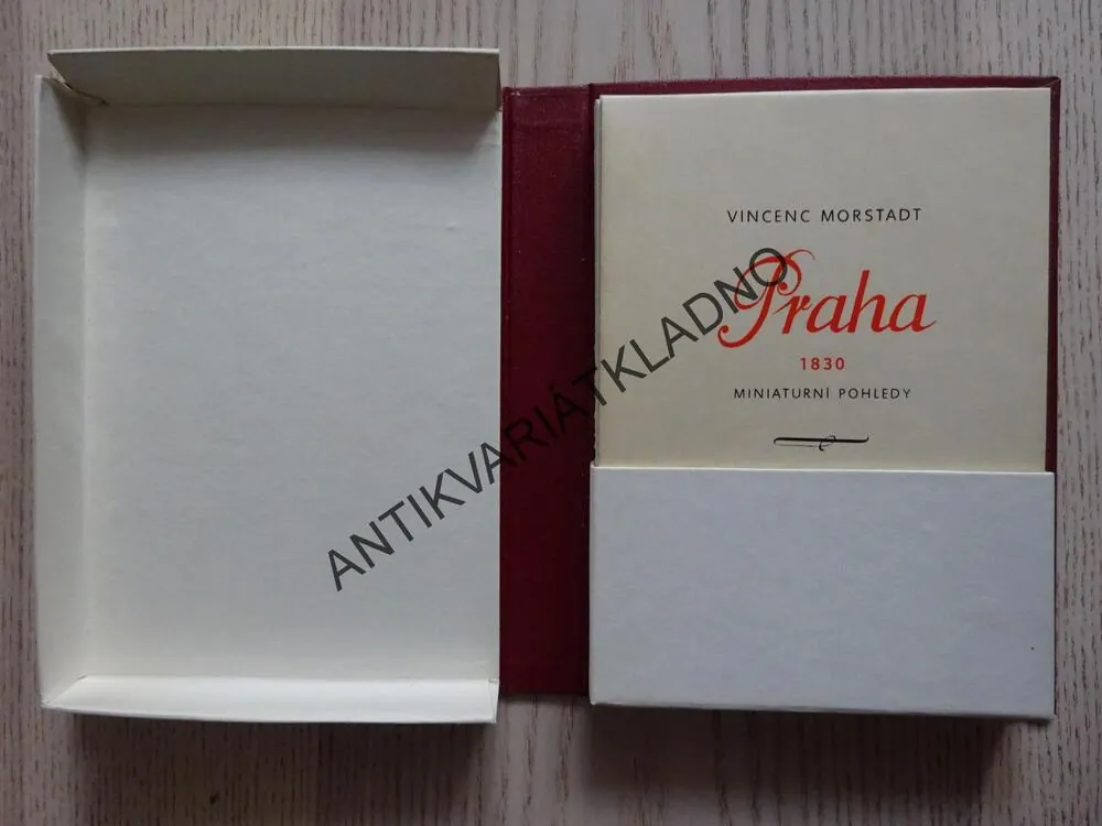 PRAHA, MINIATURNÍ POHLEDY, 1830, VINCENC MORSTADT 1970, **an