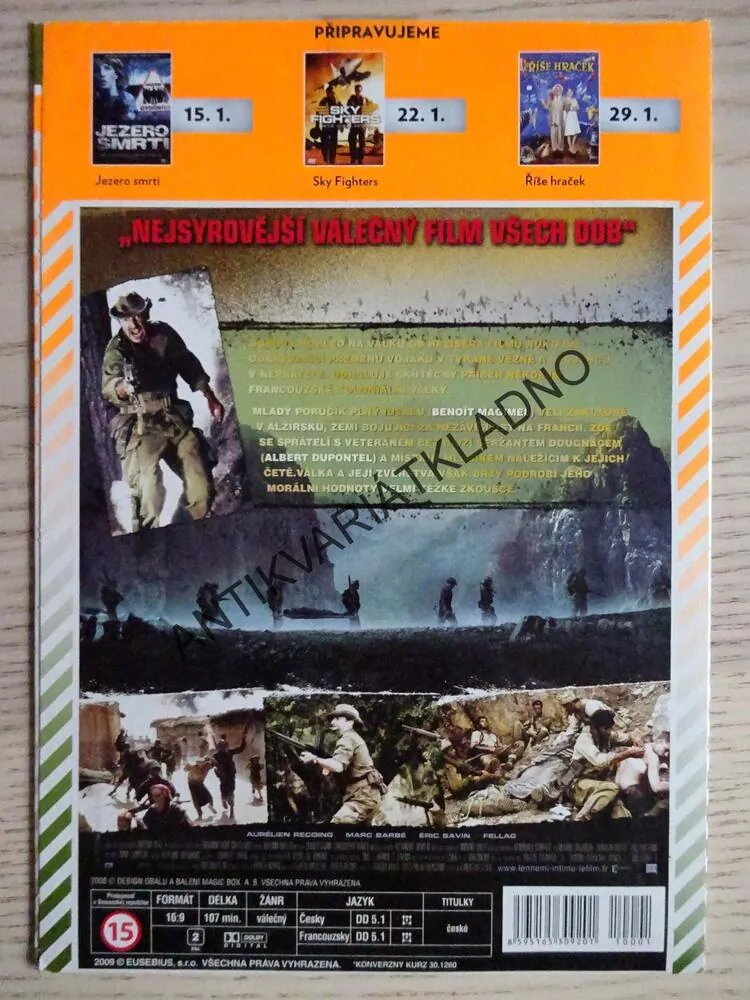 MEZI NEPŘÁTELI, DVD FILM