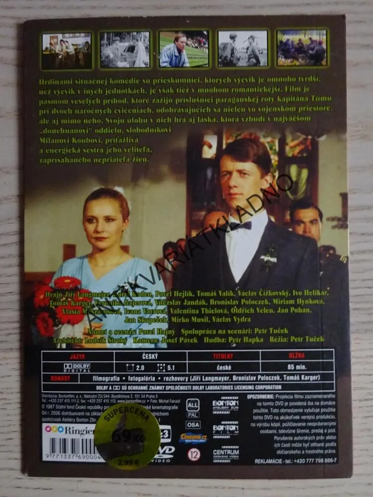 COPAK JE TO ZA VOJÁKA..., DVD FILM