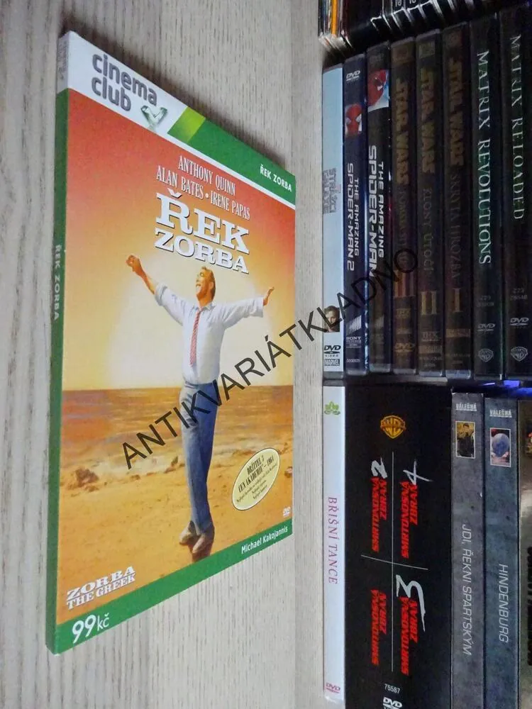 ŘEK ZORBA, DVD FILM
