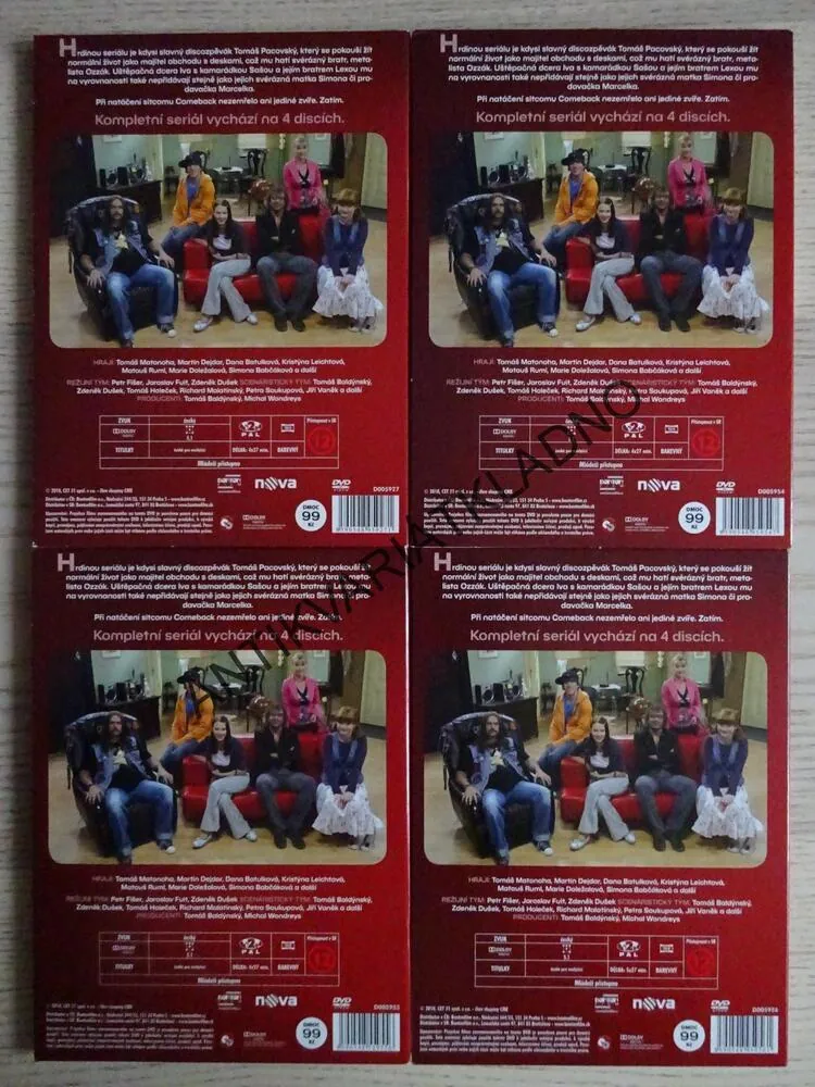 COMEBACK, 1.-17. DÍL, DVD FILM 