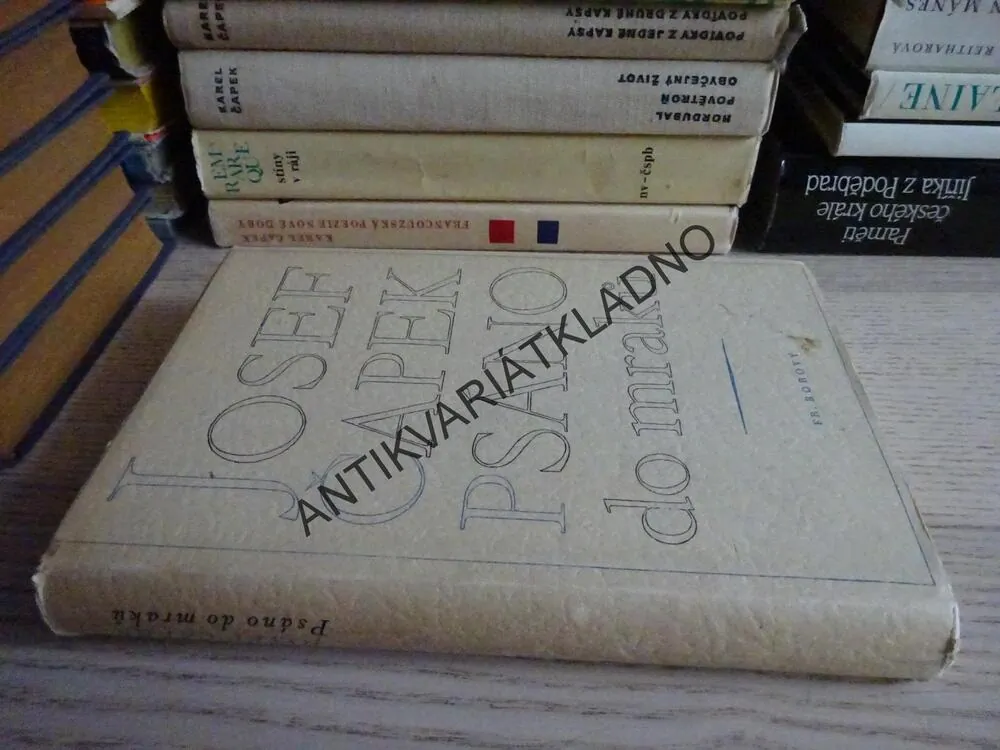 PSÁNO DO MRAKŮ, JOSEF ČAPEK, **an