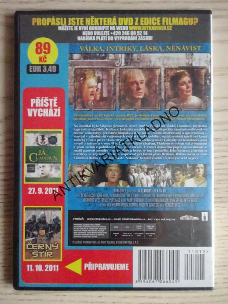 JÁ, CLAUDIUS (9., 10. DÍL), DVD FILM