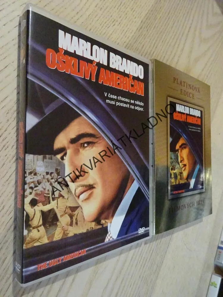 OŠKLIVÝ AMERIČAN, MARLON BRANDO, DVD FILM