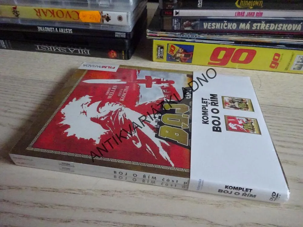KOMPLET BOJ O ŘÍM, 2 X DVD FILM