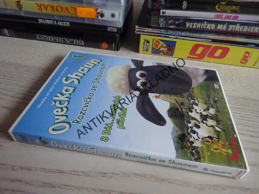 OVEČKA SHAUN 1, ROZCVIČKA SE SHAUNEM, DVD FILM