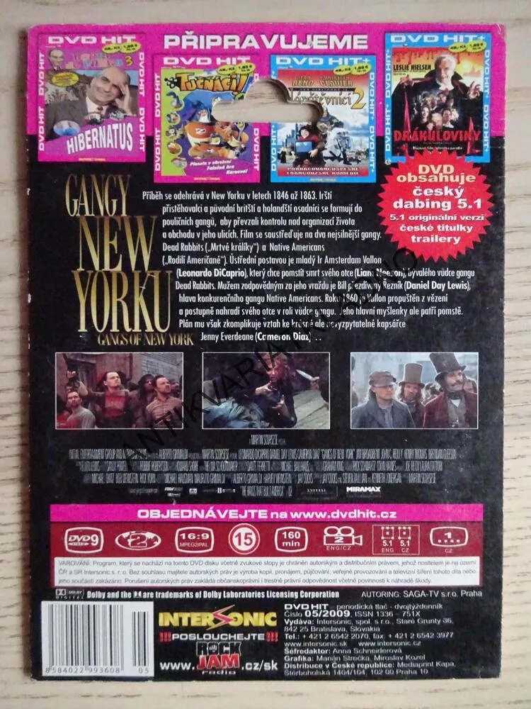 GANGY NEW YORKU, DVD FILM