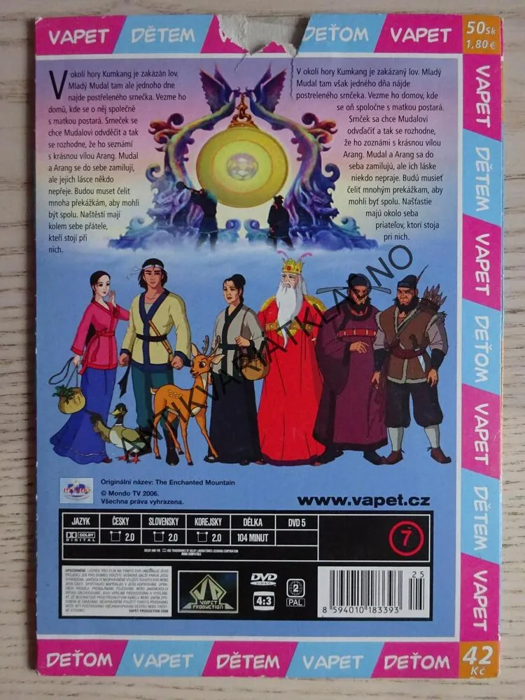 VÍLA Z NEBESKÉHO KRÁLOVSTVÍ, DVD FILM