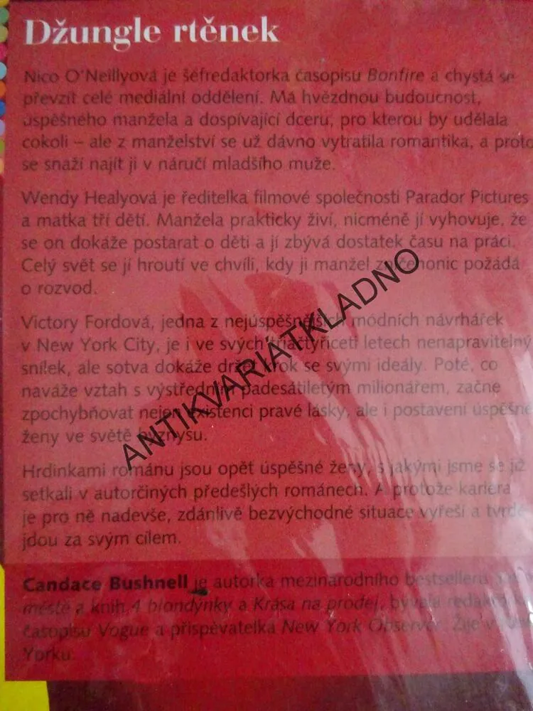 DŽUNGLE RTĚNEK, CANDACE BUSHNELL, **an