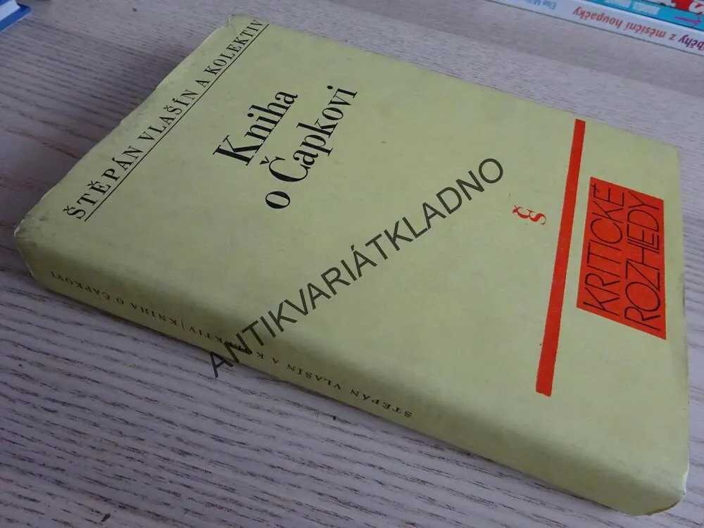KNIHA O ČAPKOVI, ŠTĚPÁN VLAŠÍN A KOLEKTIV, **an
