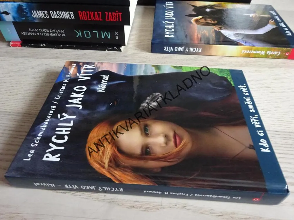 RYCHLÝ JAKO VÍTR, NÁVRAT, LEA CHMIDBAUEROVÁ, KRISTINA M. HENNOVÁ, **an