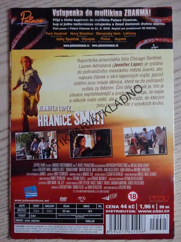 HRANICE SMRTI, DVD FILM