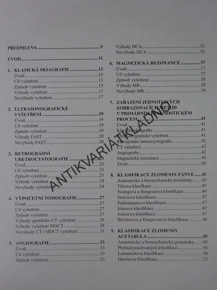DIAGNOSTIKA ZLOMENIN PÁNVE A ACETABULA, CHMELOVÁ A KOLEKTIV, **an