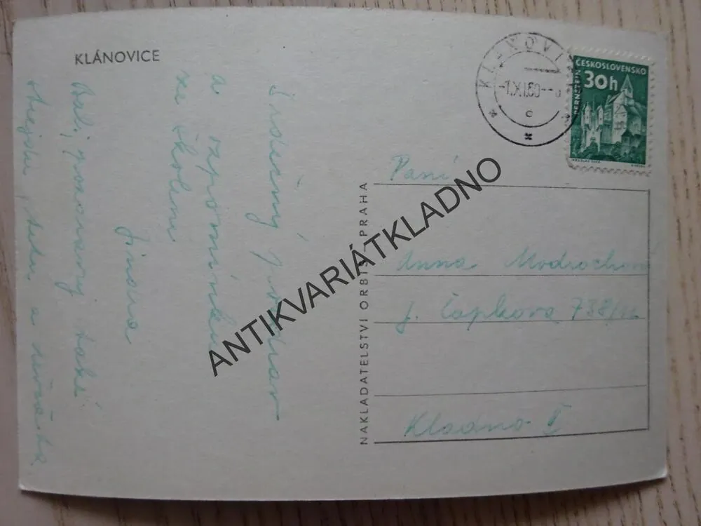 KLÁNOVICE, 1960, PRAHA