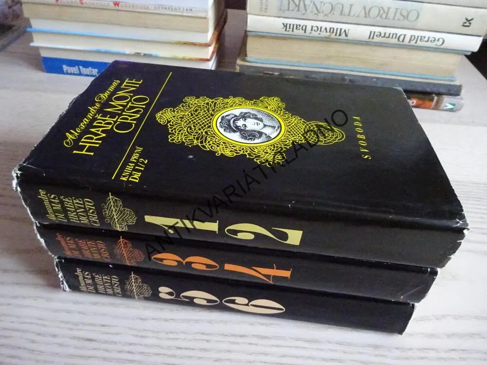 HRABĚ MONTE CHRISTO, 1-6, 3 KNIHY, ALEXANDER DUMAS, **an