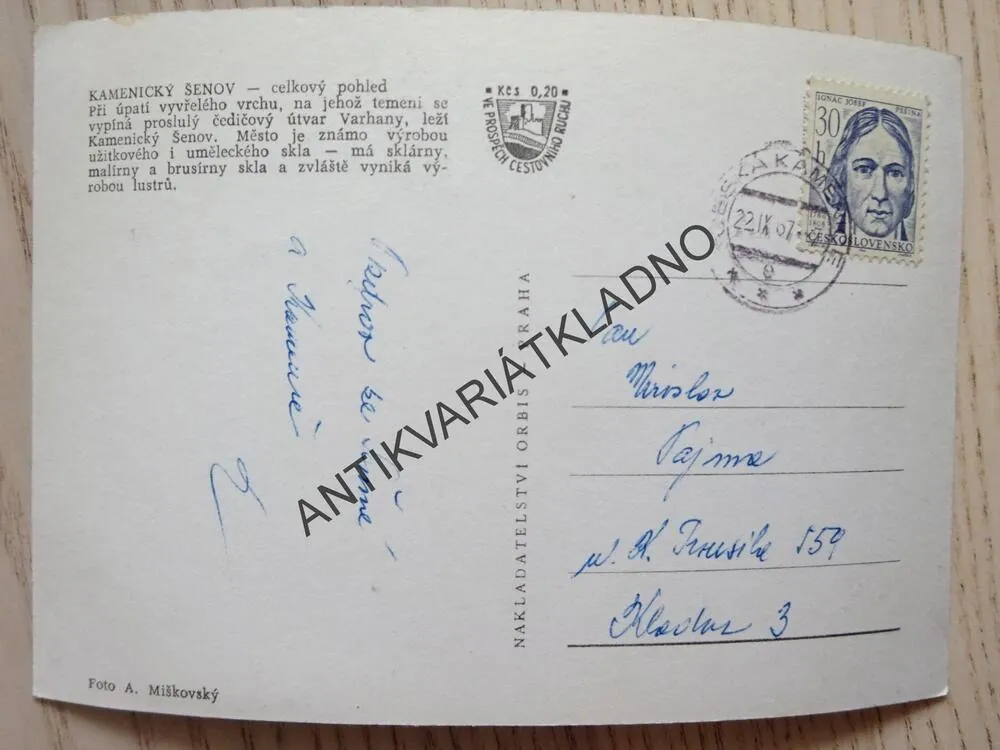 KAMENICKÝ ŠENOV, 1967, OKRES ČESKÁ LÍPA