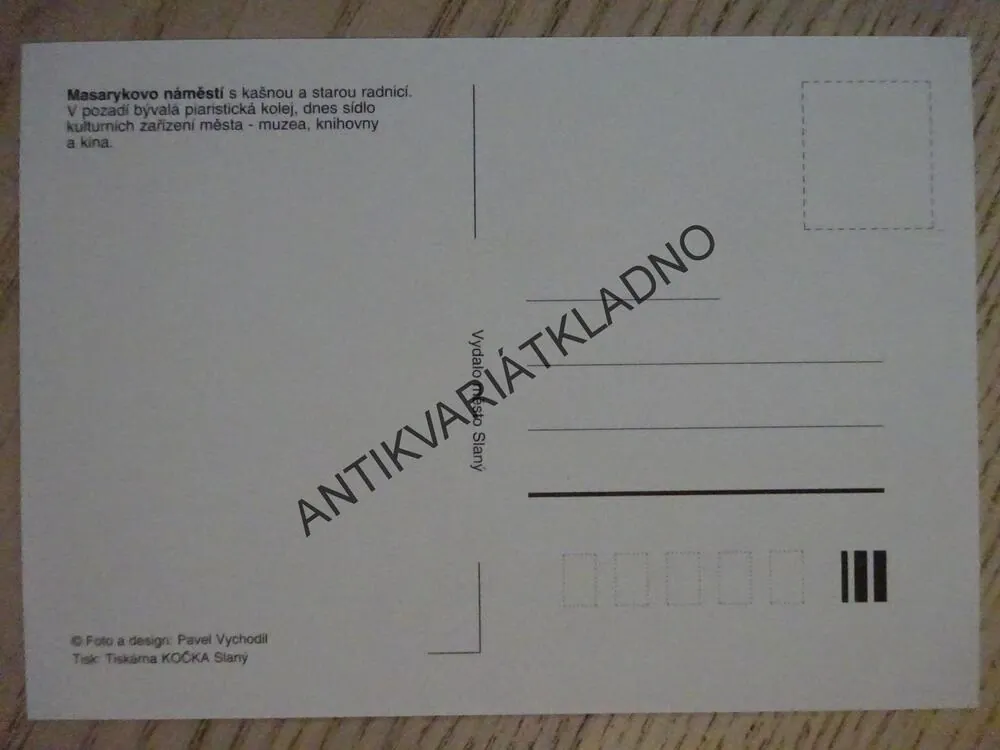 SLANÝ, NÁMĚSTÍ V ZIMĚ, OKR. KLADNO, 