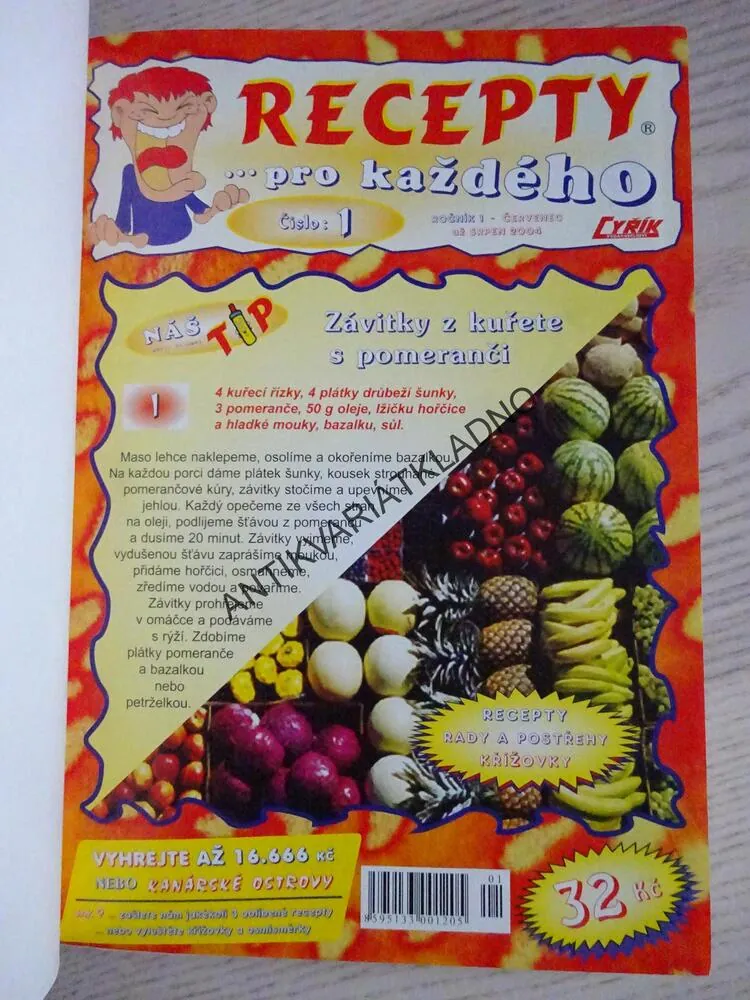 8 X RECEPTY PRO KAŽDÉHO, **an