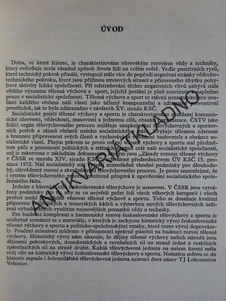 55 LET T. J. LOKOMOTIVA VRŠOVICE, 1923-1978