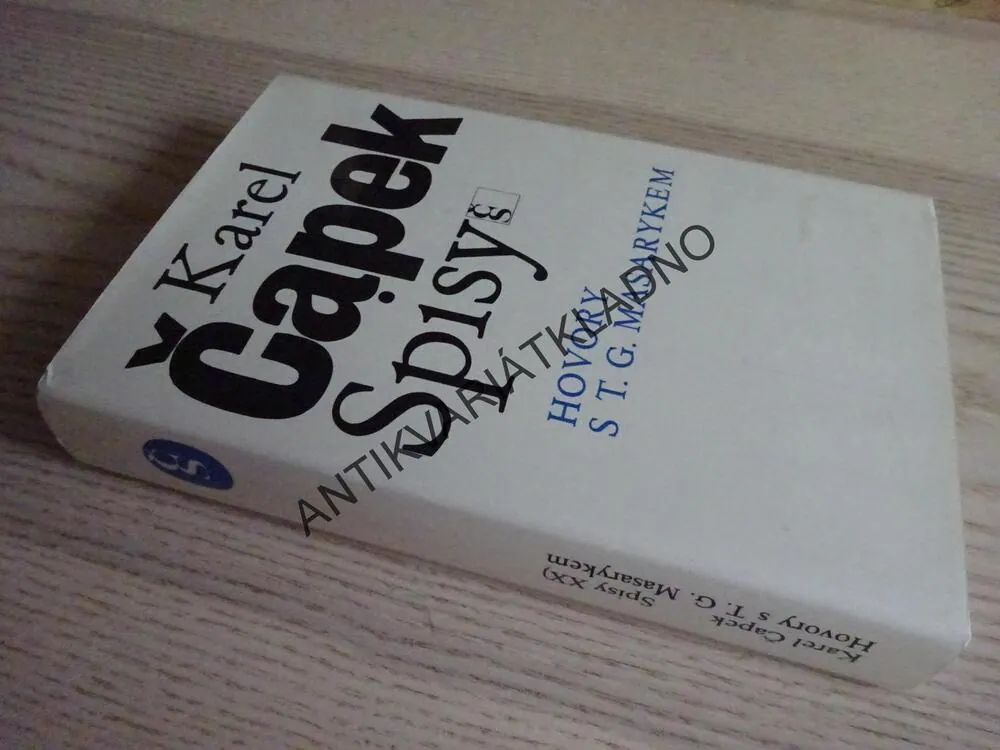 SPISY, HOVORY S T. G. MASARYKEM, KAREL ČAPEK, **an