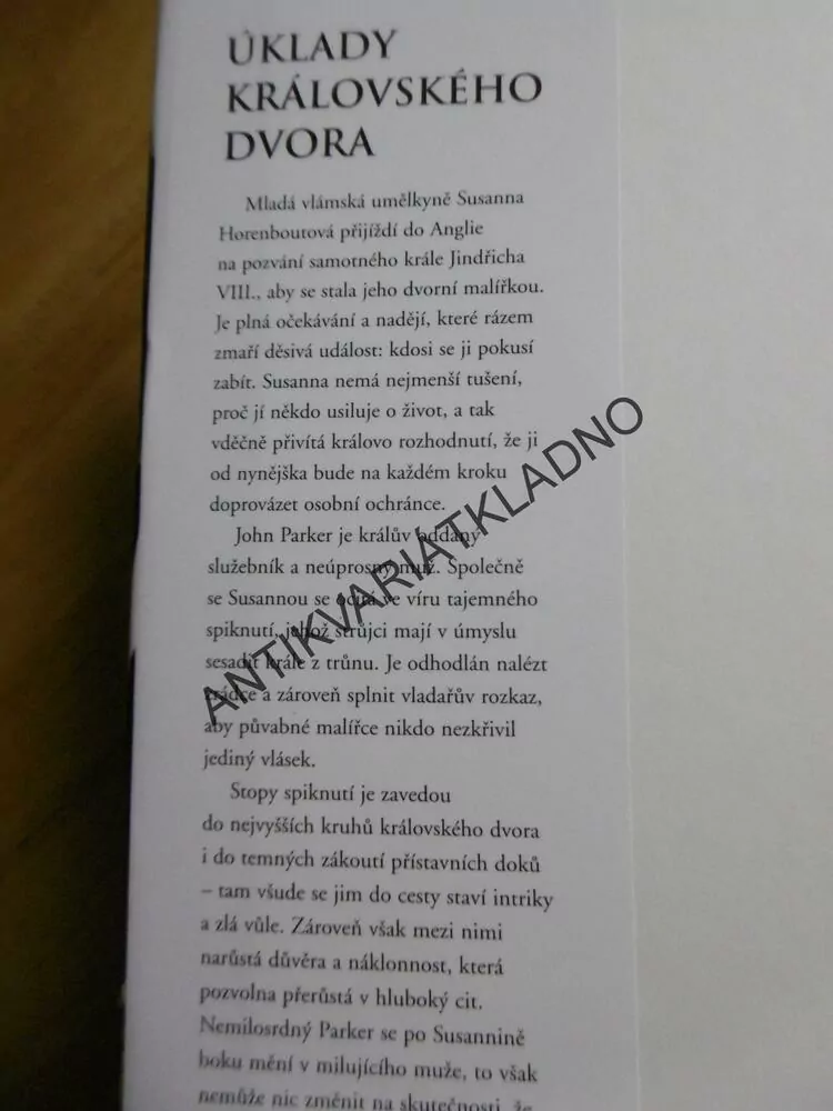 ÚKLADY KRÁLOVSKÉHO DVORA, MICHELLE DIENER