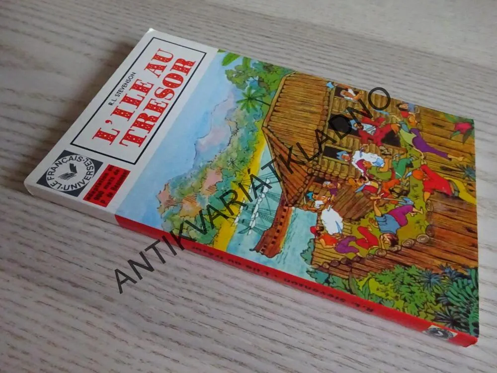 L'ILE AU TRESOR, R. L. STEVENSON, FRANCOUZSKY, **an