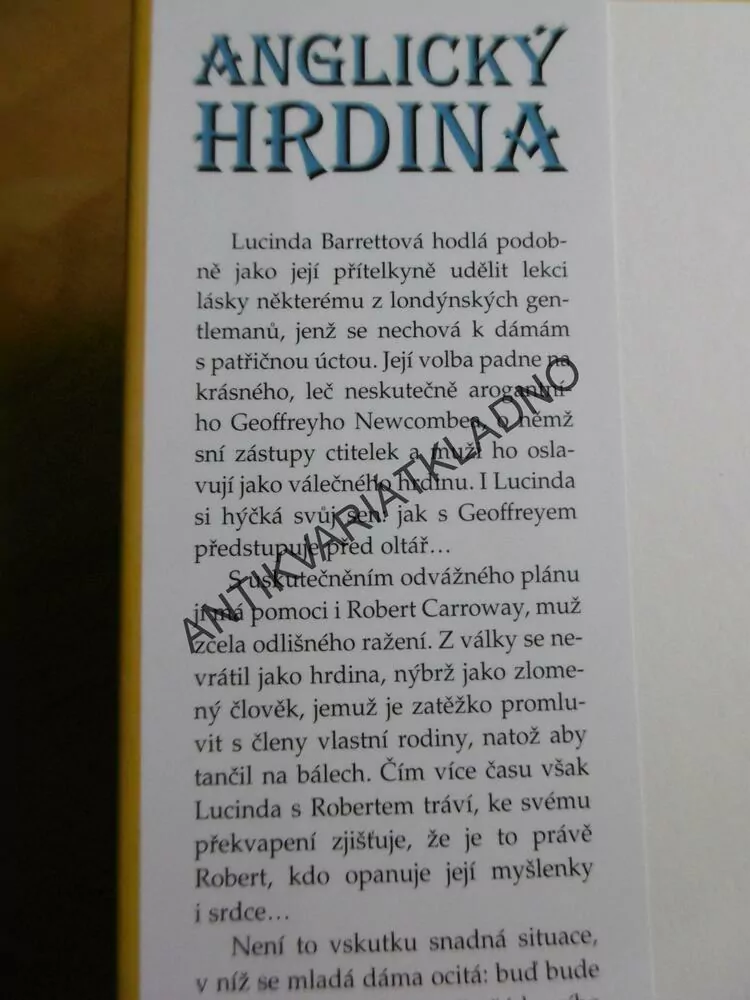 ANGLICKÝ HRDINA, SUZANNE ENOCH,