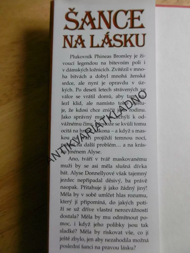 ŠANCE NA LÁSKU, SUZANNE ENOCH,