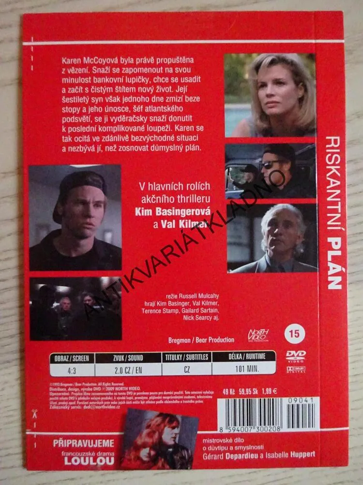 RISKANTNÍ PLÁN, DVD FILM