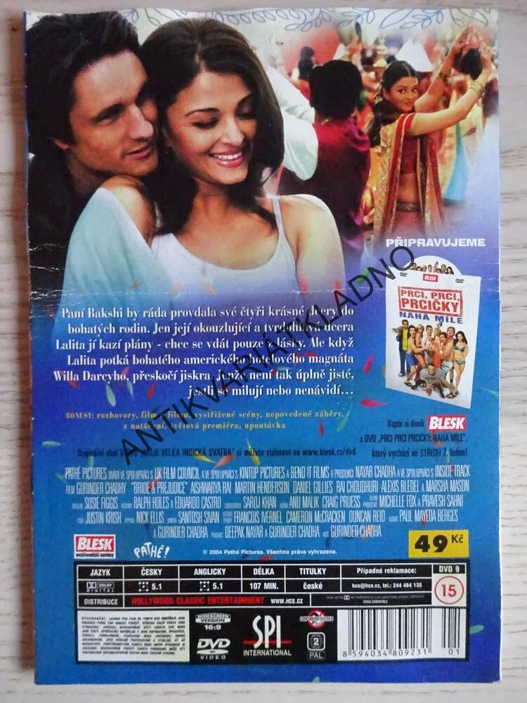 MOJE VELKÁ INDICKÁ SVATBA, DVD FILM