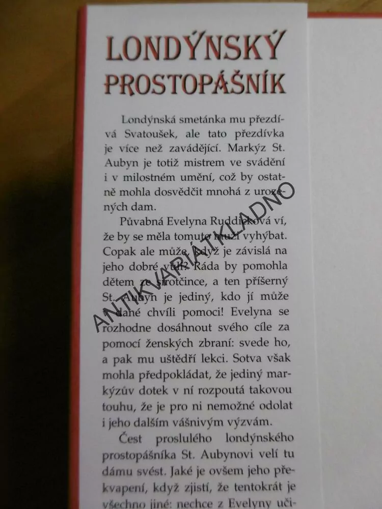 LONDÝNSKÝ PROSTOPÁŠNÍK, SUZANNE ENOCH,