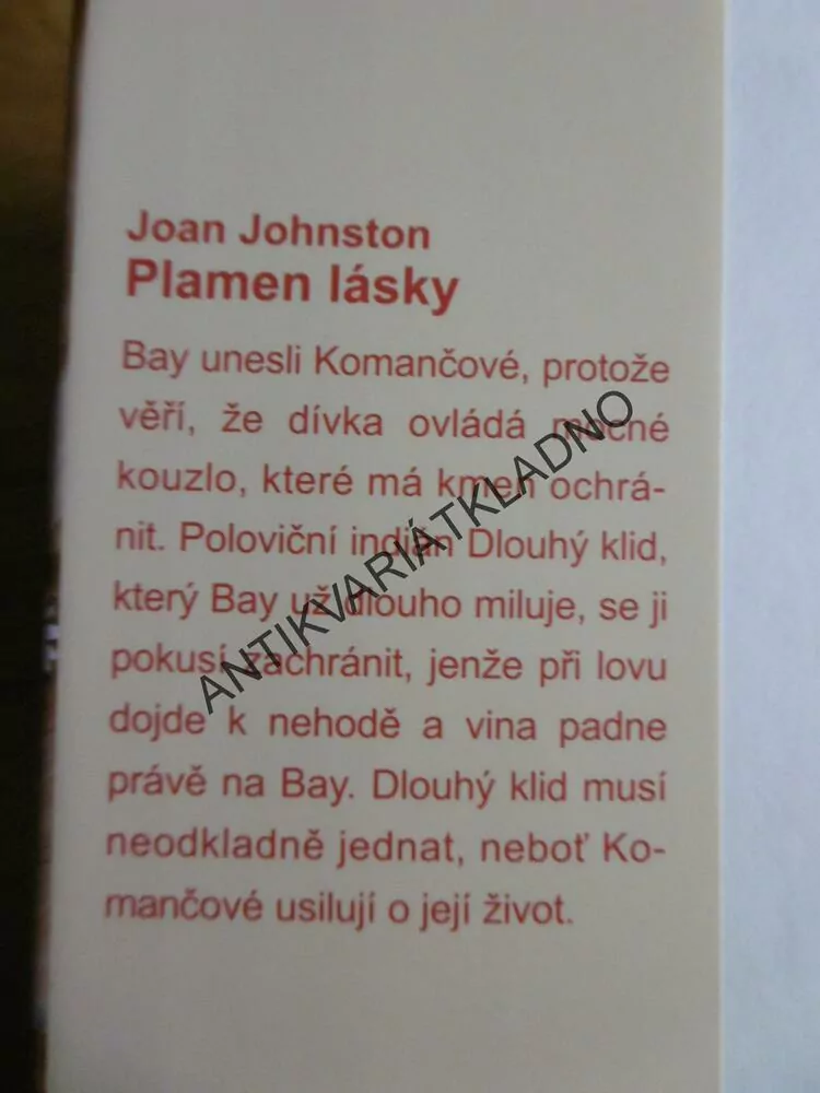 PLAMEN LÁSKY, JOAN JOHNSTON,