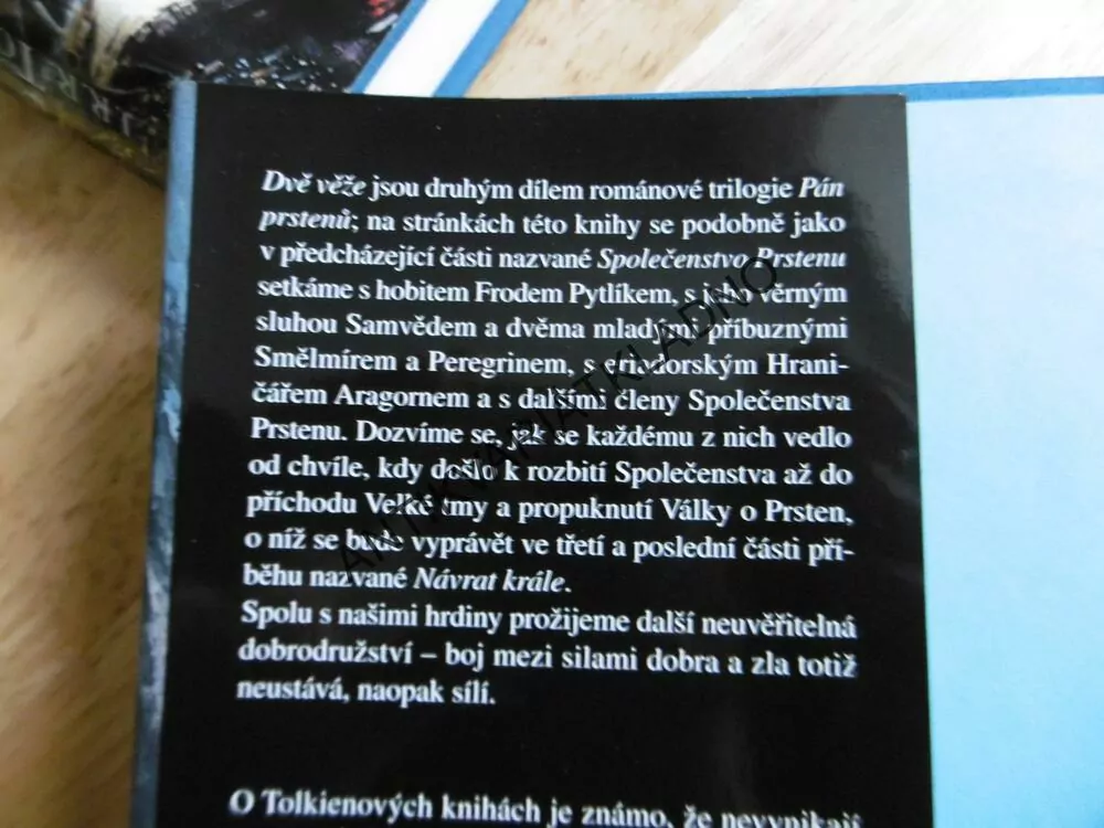 PÁN PRSTENŮ,DVĚ VĚŽE, J.R.R. TOLKIEN, **an