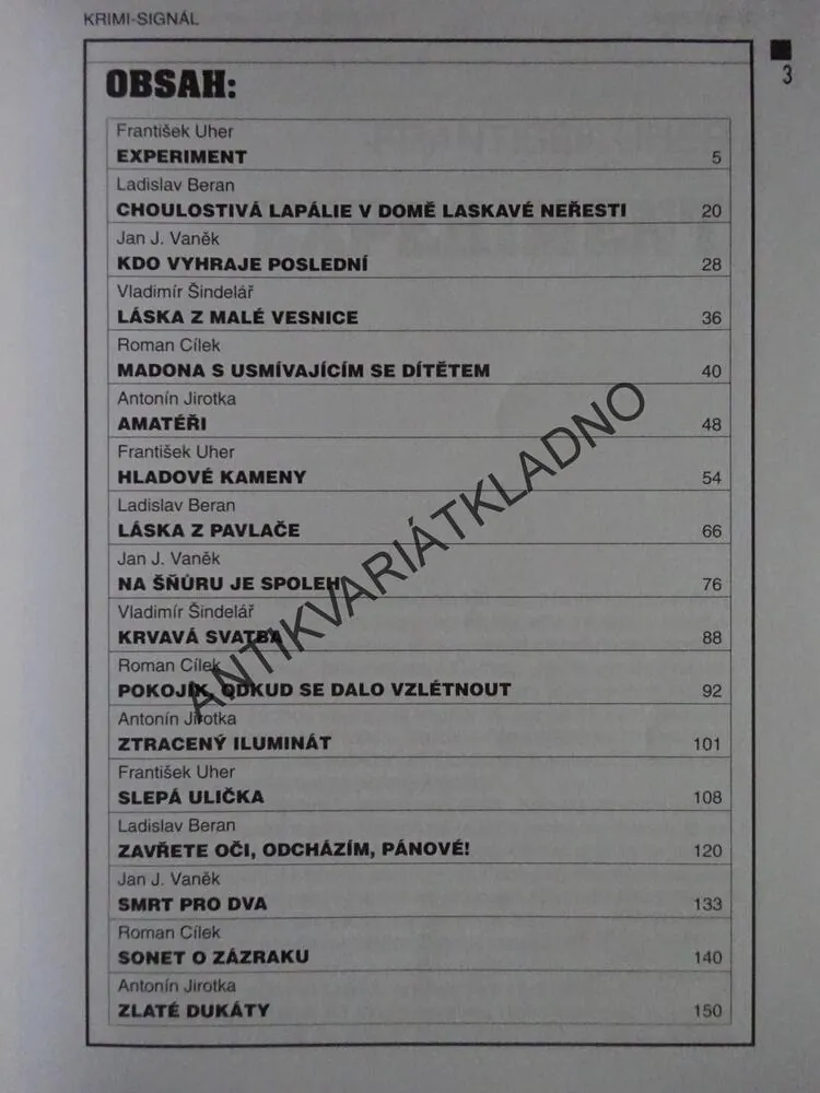 MADONA S USMÍVAJÍCÍM SE DÍTĚTEM A DALŠÍ KRIMINÁLNÍ PŘÍBĚHY, 1/2020, **an