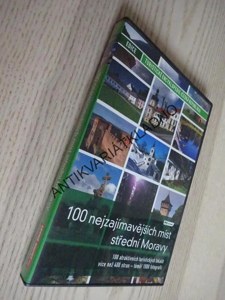 100 NEJZAJÍMAVĚJŠÍCH MÍST STŘEDNÍ MORAVY, DVD FILM DOKUMENT