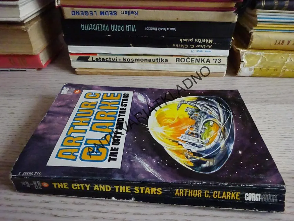 THE CITY AND THE STARS, ARTHUR C. CLARKE, ANGLICKY, **an