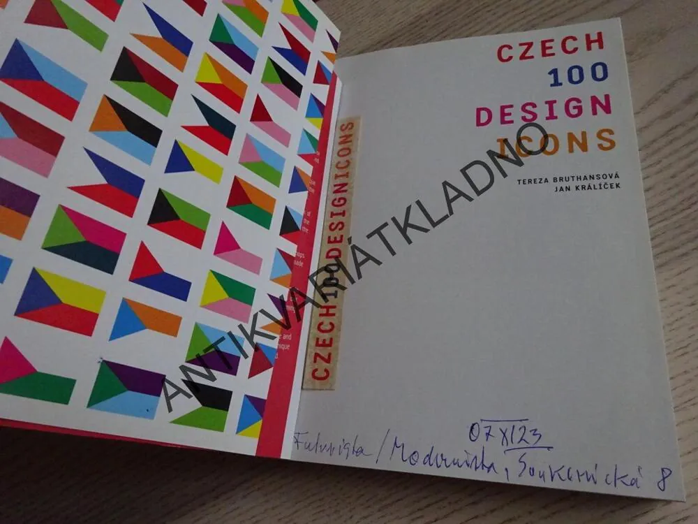 CZECH 100 DESIGN ICONS, ČESKÉ DESIGNOVÉ IKONY, TEREZA BRUTHANSOVÁ, JAN KRÁLÍČEK, **an