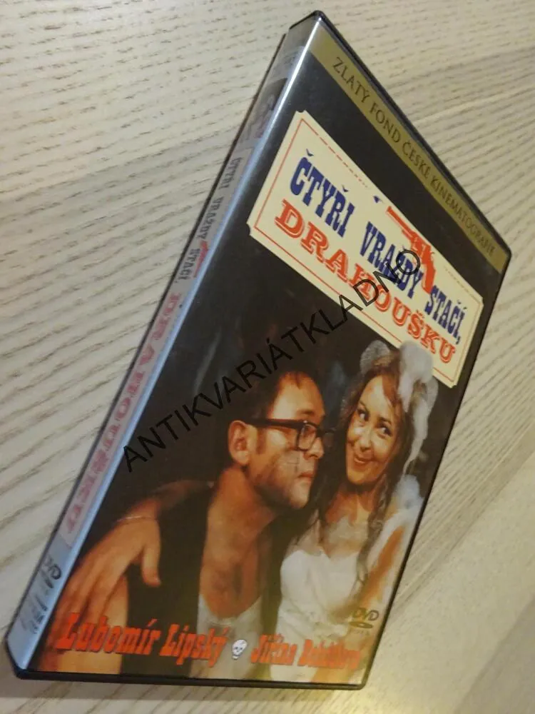 ČTYŘI VRAŽDY STAČÍ, DRAHOUŠKU, DVD FILM 
