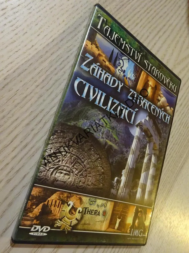 TAJEMSTVÍ STAROVĚKU, ZÁHADY ZTRACENÝCH CIVILIZACÍ, DVD FILM