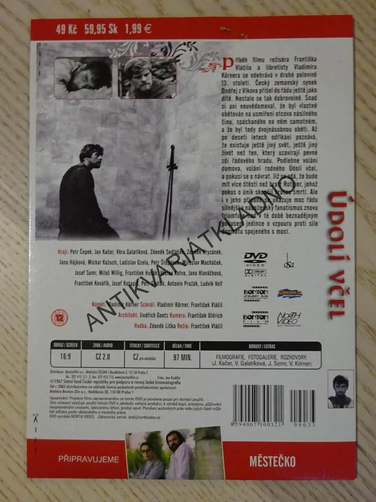 ÚDOLÍ VČEL, DVD FILM