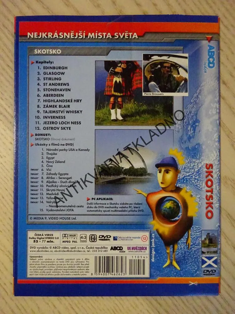 SKOTSKO, DVD FILM DOKUMENT