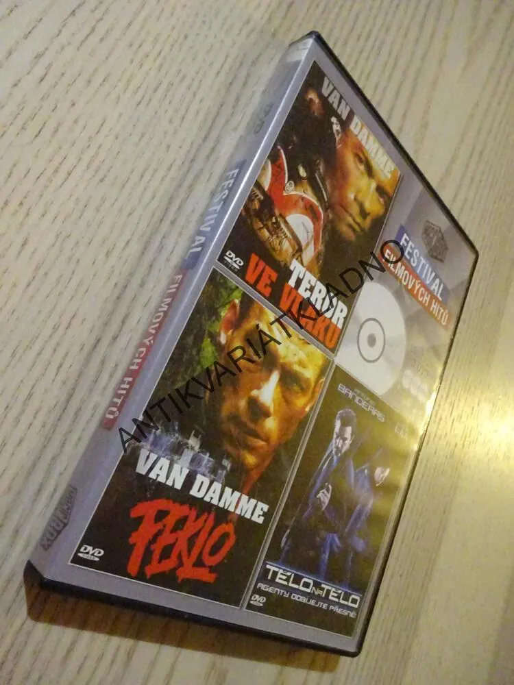 TEROR VE VLAKU, PEKLO, TĚLO NA TĚLO, 3 X DVD FILM