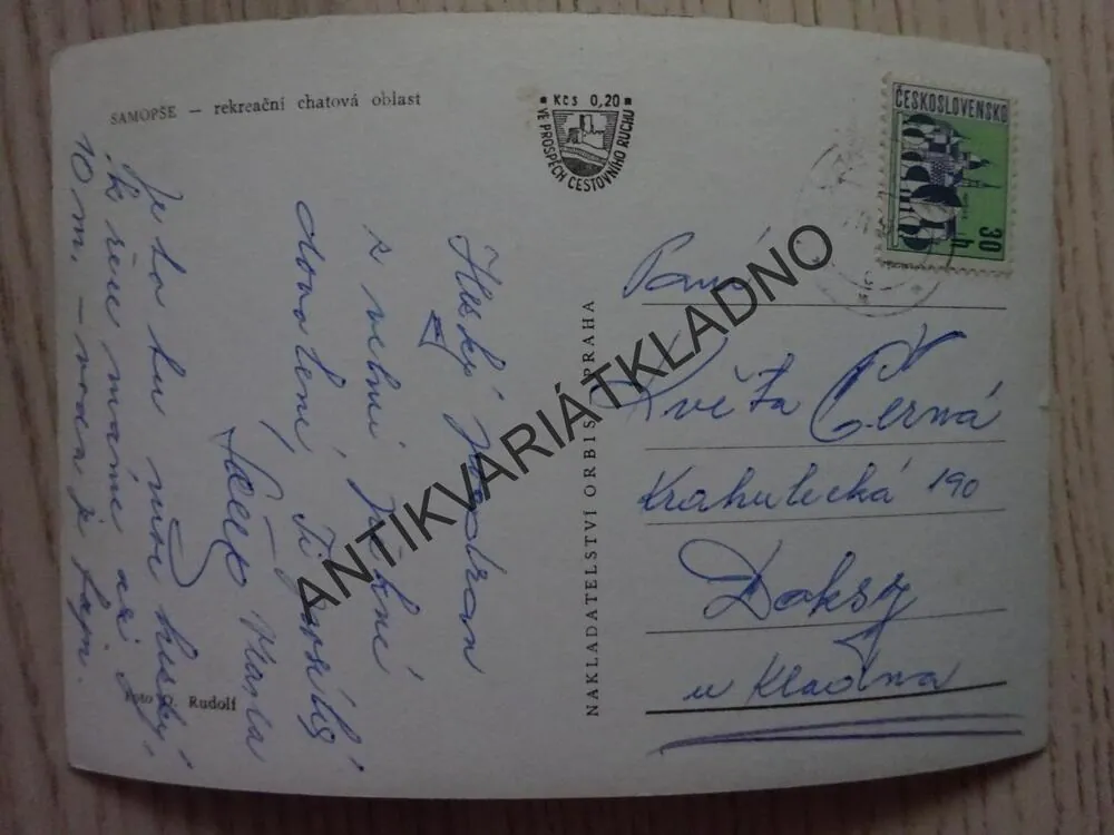 SAMOPŠE, REKREAČNÍ CHATOVÁ OBLAST, OKRES KUTNÁ HORA